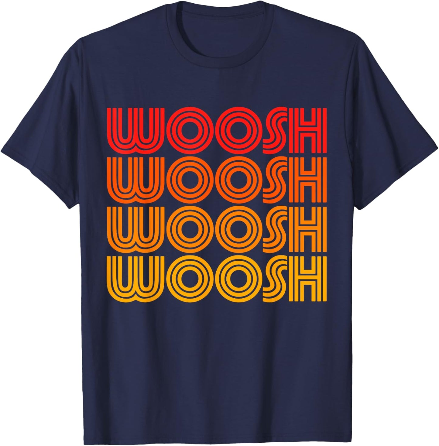Woosh Funny Word Joke Went Over My Head Fast Sports Race Fan T-Shirt - T-Shirt | Navy
