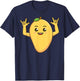 Funny Mango Designs Women Fruitarians Farmer Foodies T-Shirt - T-Shirt | Navy
