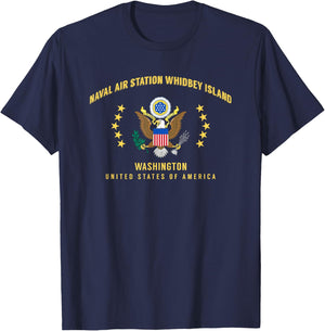 Naval Air Station Whidbey Island T-Shirt - T-Shirt | Navy