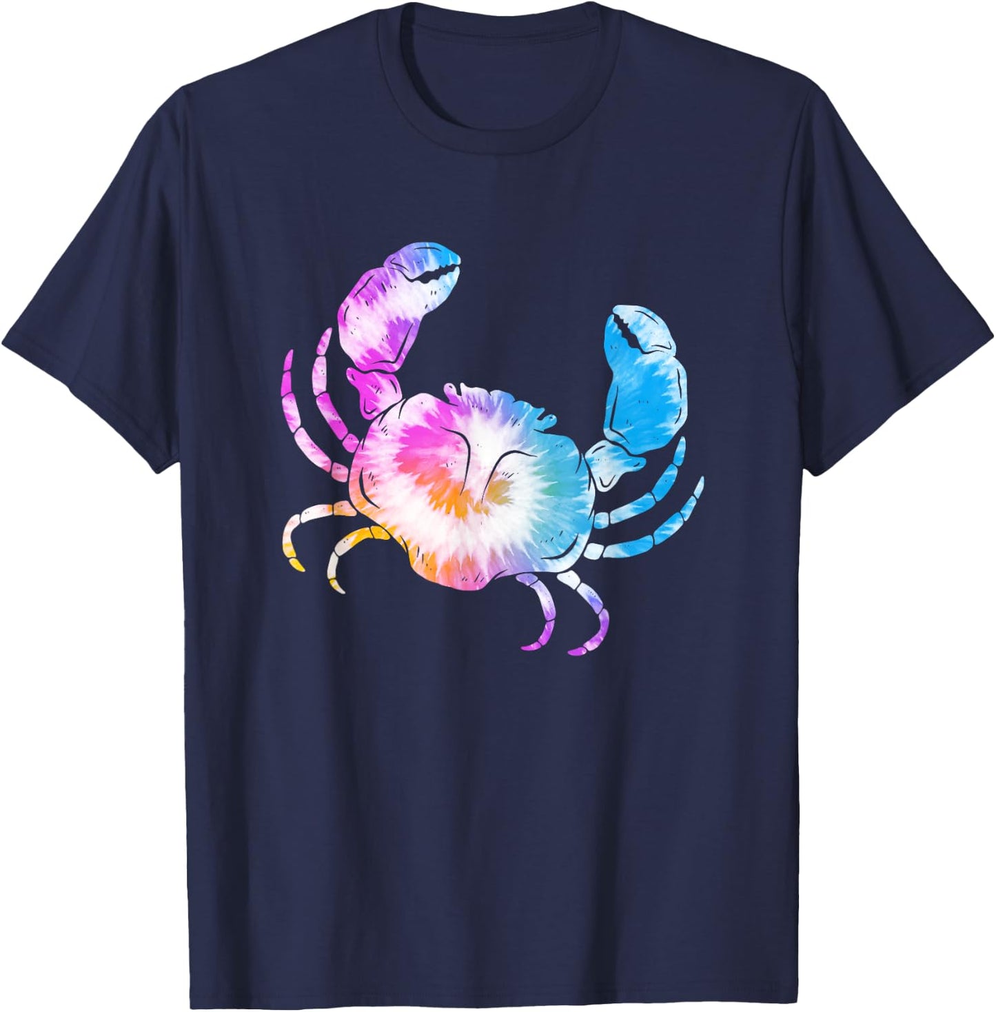 Colorful Crab - Fishing Hunting Animal Crustaceans T-Shirt - T-Shirt | Navy