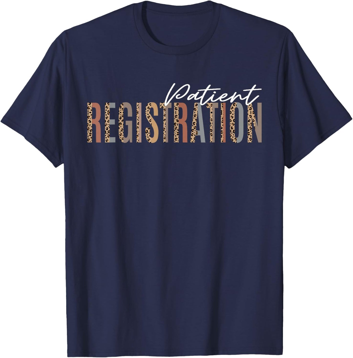Patient Registration ER Registrar Emergency Department Nurse T-Shirt - T-Shirt | Navy