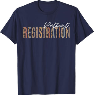 Patient Registration ER Registrar Emergency Department Nurse T-Shirt - T-Shirt | Navy