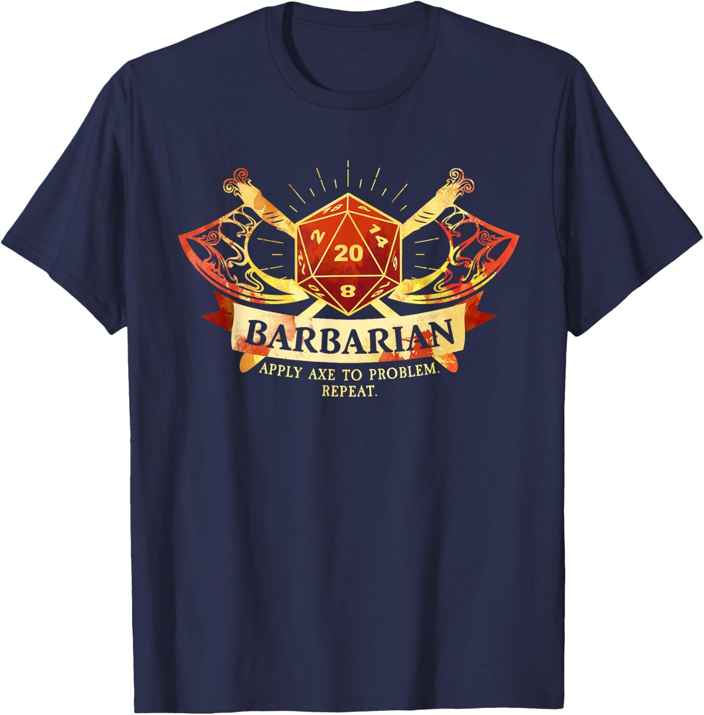Barbarian T-Shirt - T-Shirt | Navy