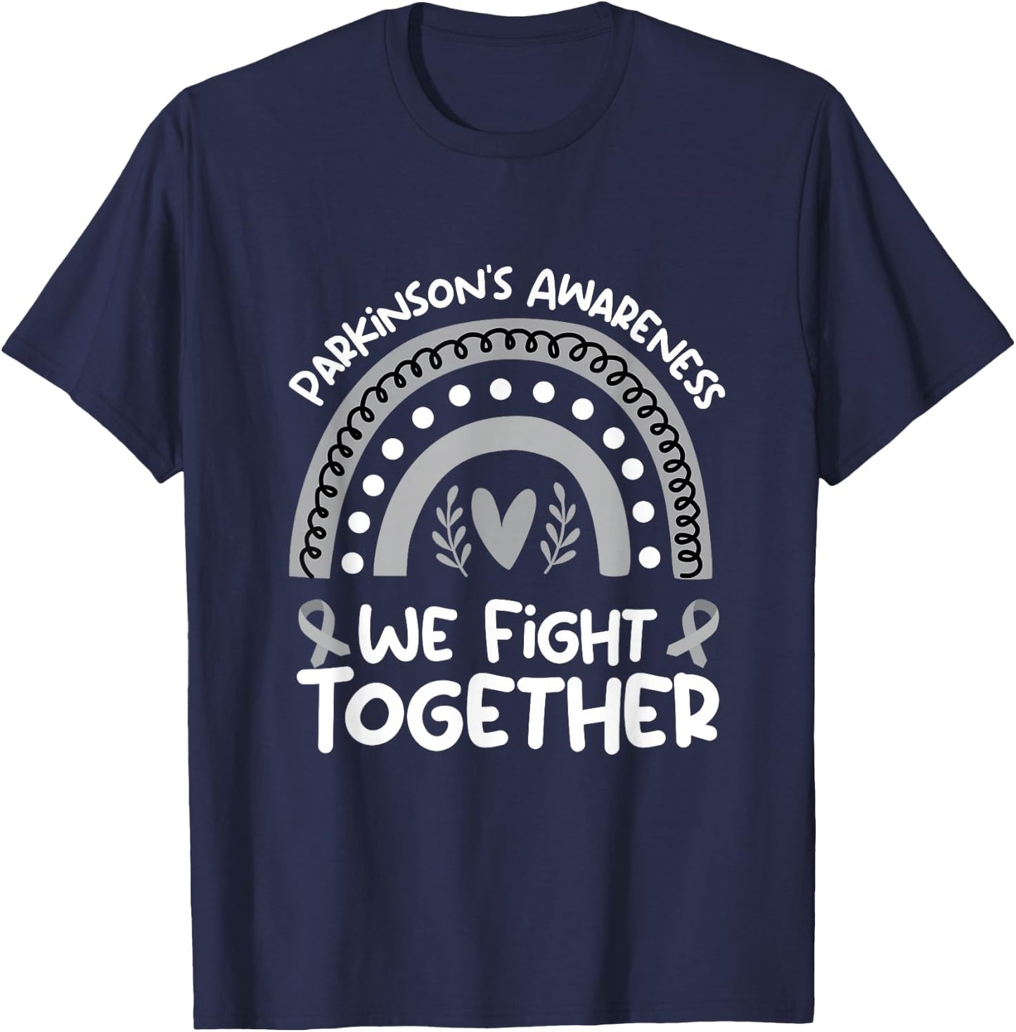 Together we fight awareness of Parkinsons Disease T-Shirt - T-Shirt | Navy