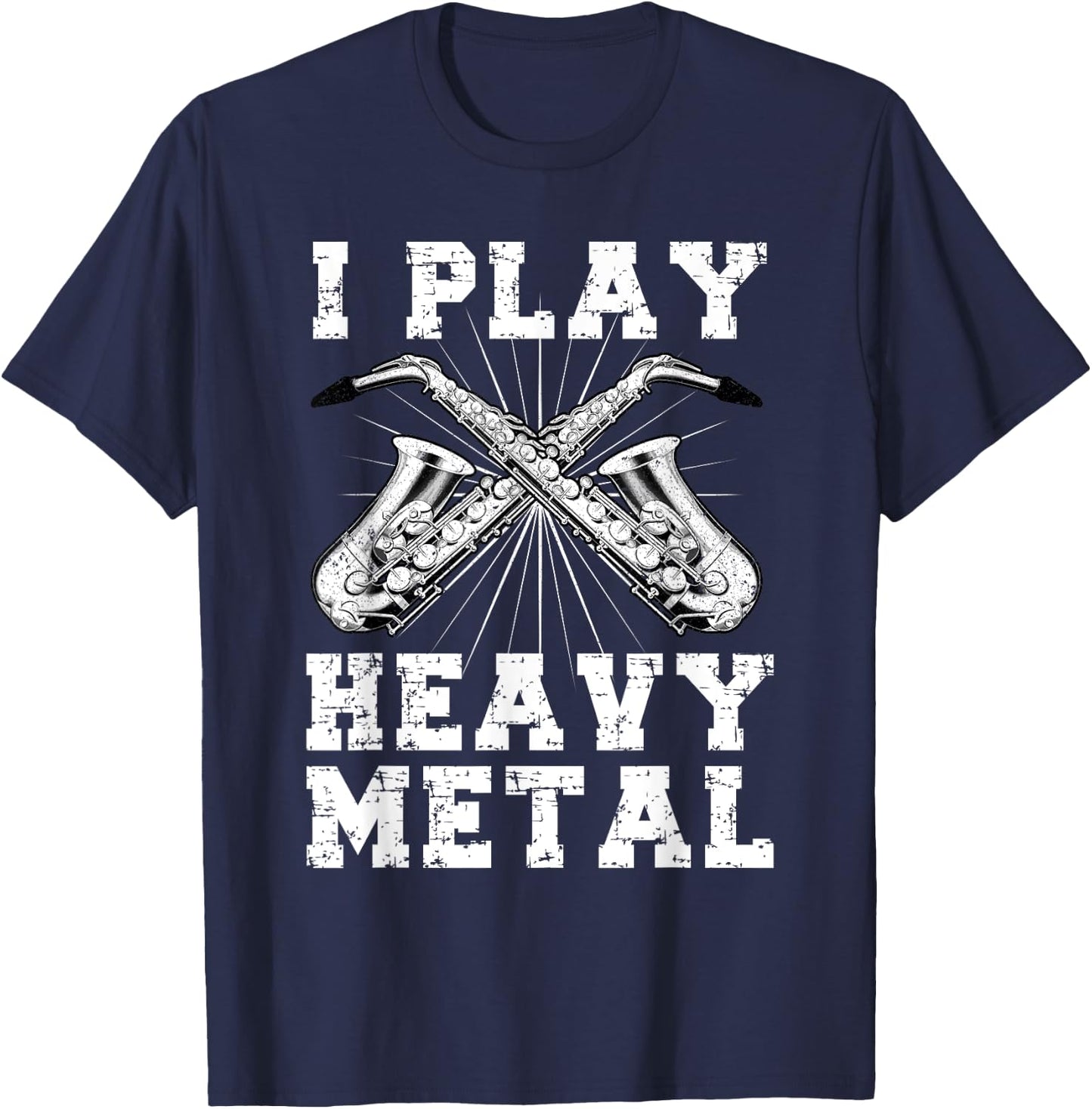 Cool Saxophonist Art Women Musician Saxophone Player T-Shirt - T-Shirt | Navy