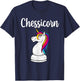 Cute Chess Art Boys Kids Chess Lover Chess Player T-Shirt - T-Shirt | Navy