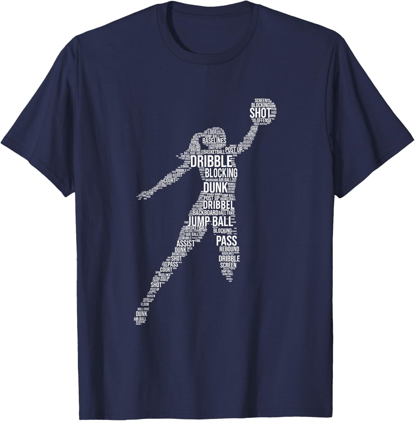Basketball Girl - Point Guard Ball Shooting Sports T-Shirt - T-Shirt | Navy
