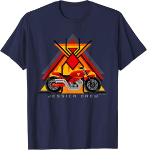 Marvel Spider-Man: Across the Spider-Verse Jessica Drew Bike T-Shirt - T-Shirt | Navy