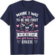 Biker wife this girl loves her biker husband anniversary T-Shirt - T-Shirt | Navy