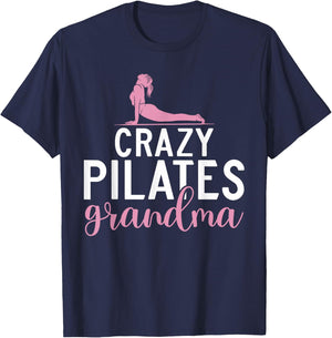 Crazy Pilates Grandma T-Shirt - T-Shirt | Navy