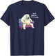 Microdose Therapy Psychedelics Healing Medicine Lazy Manatee T-Shirt - T-Shirt | Navy