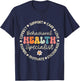 Behavioral Health Specialist Appreciation Week Back School T-Shirt - T-Shirt | Navy