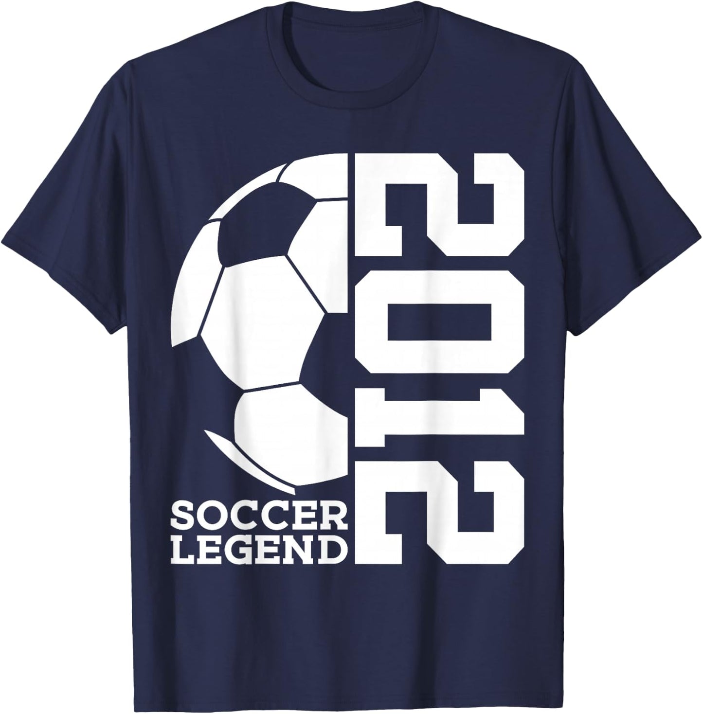 Soccer Legend 2012 14th Birthday T-Shirt - T-Shirt | Navy