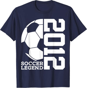 Soccer Legend 2012 14th Birthday T-Shirt - T-Shirt | Navy