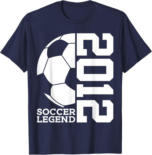 Soccer Legend 2012 14th Birthday T-Shirt - T-Shirt | Navy