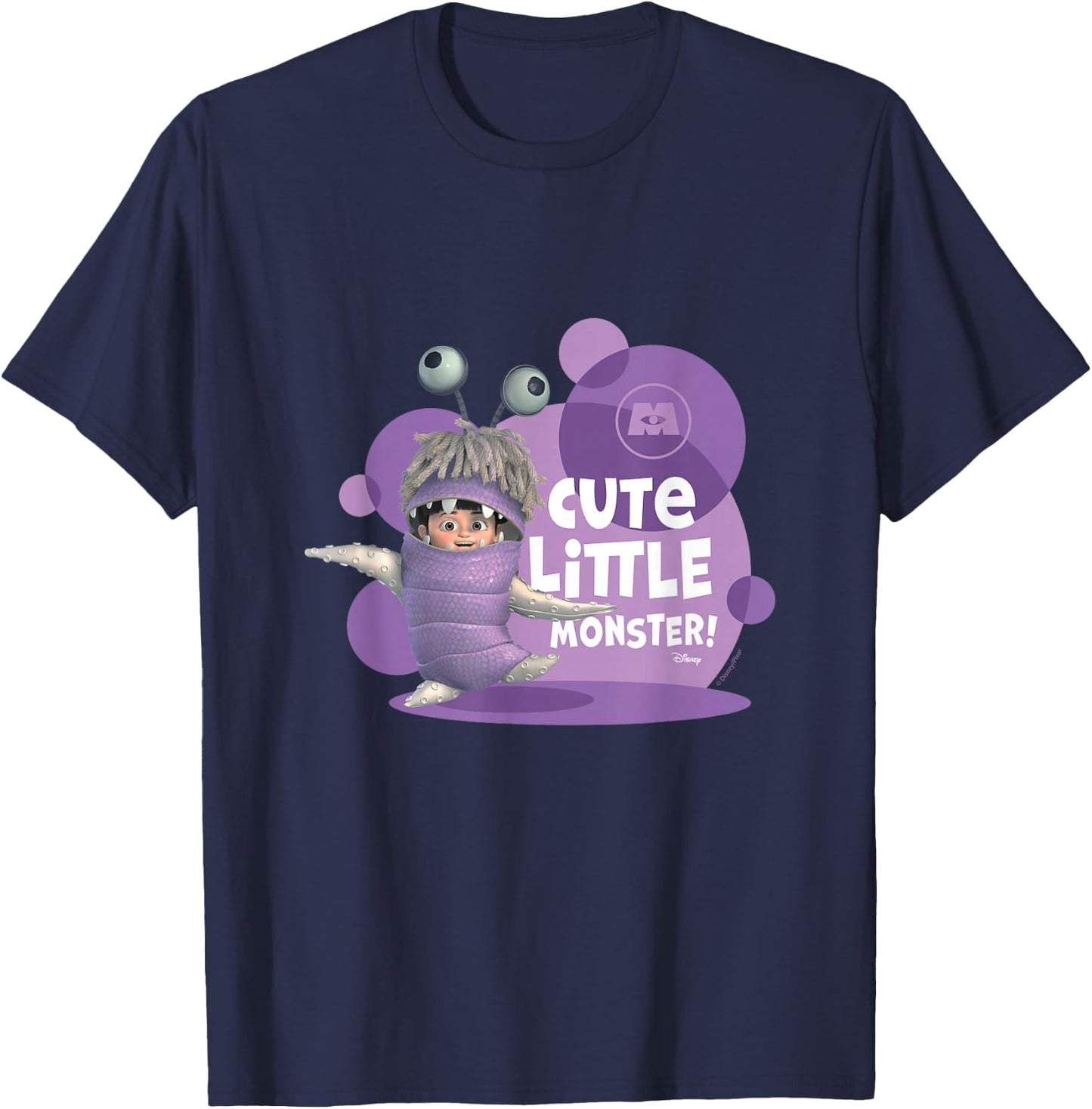 Monsters Inc - Boo Cute Little Monsters T-Shirt - T-Shirt | Navy