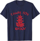 Chinese Takeaway Food Thank You Enjoy Funny Asian Small T-Shirt - T-Shirt | Navy