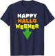 Happy Hallo Weener – Spooky Season Dachshund Weiner Dog Men Women T-Shirt - T-Shirt | Navy