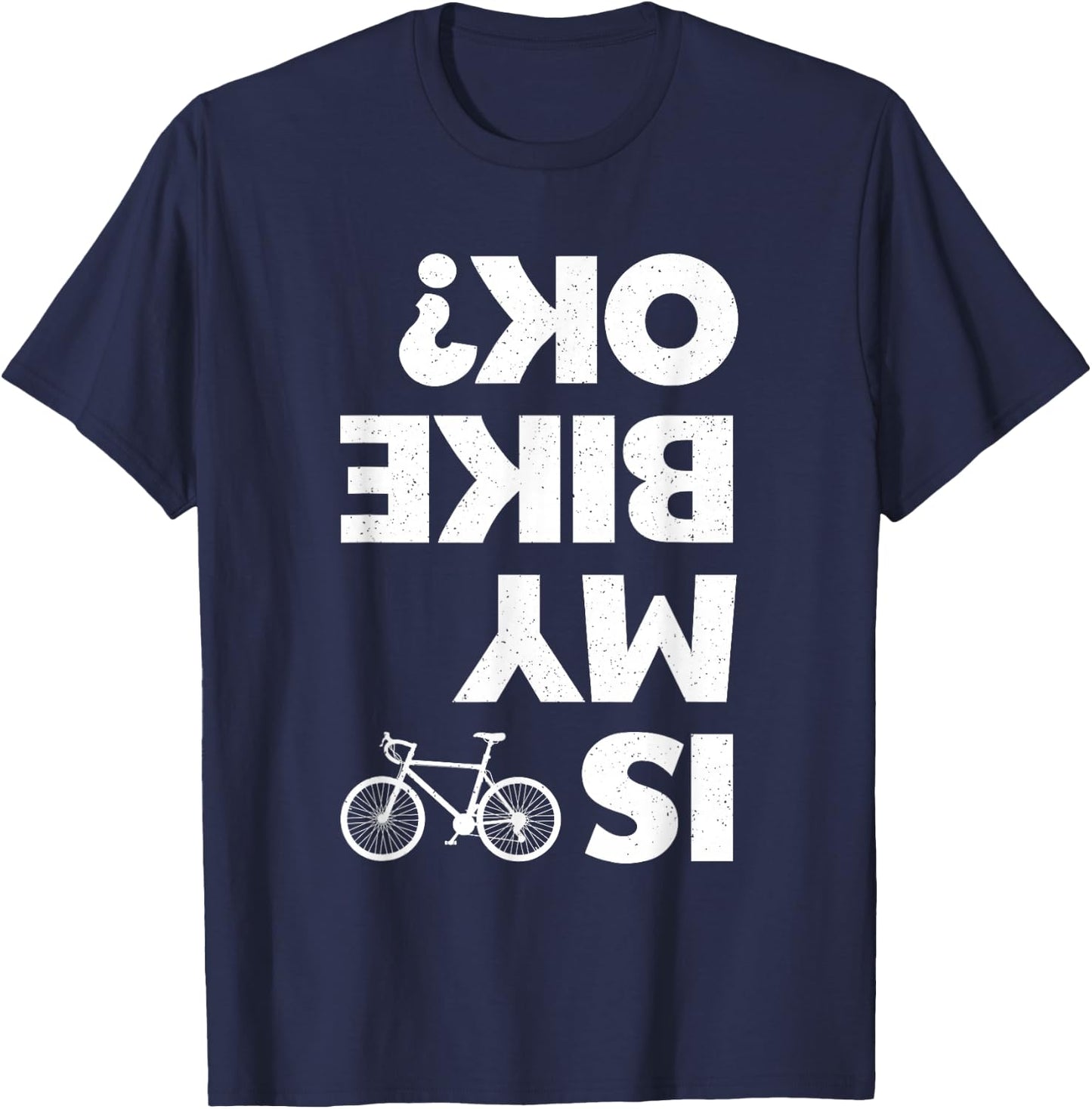 Funny Cycling Women Kids Bicycle Cyclist Bike Riding T-Shirt - T-Shirt | Navy