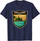 Lake Como Vacation Italy Vintage T-Shirt - T-Shirt | Navy
