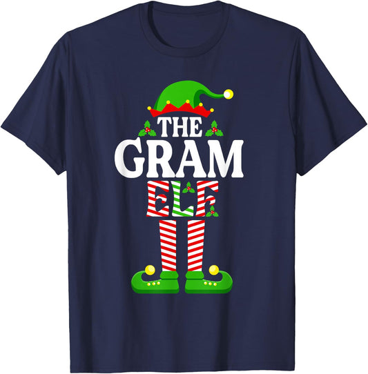 I'm The Gram Elf Funny Christmas Family Matching T-Shirt - T-Shirt | Navy