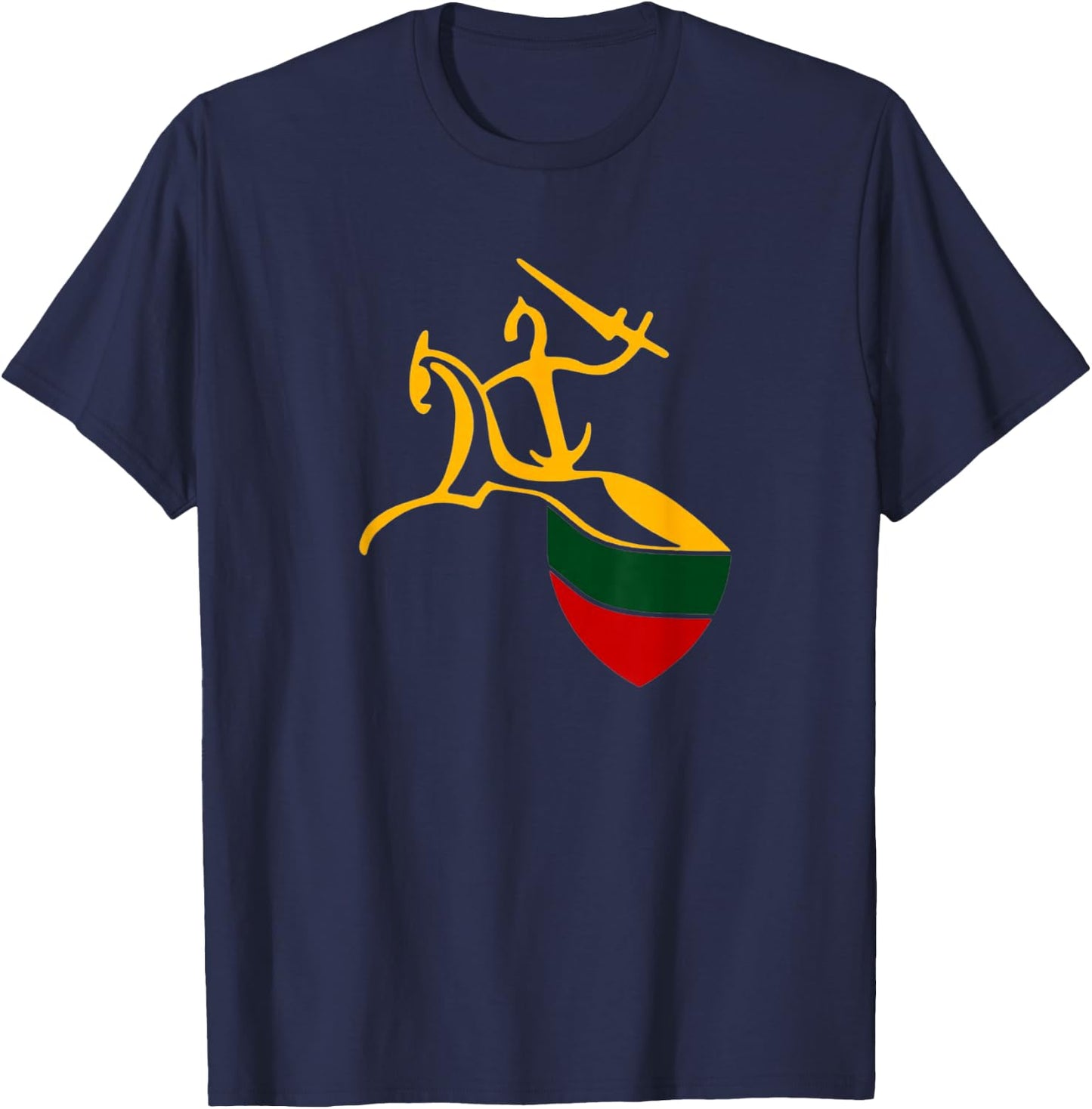Vytis Karys - Vytis Power by Lithuanian Strong T-Shirt - T-Shirt | Navy