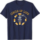 Ammo Reloader Process Circle of Life - Reloading T-Shirt - T-Shirt | Navy