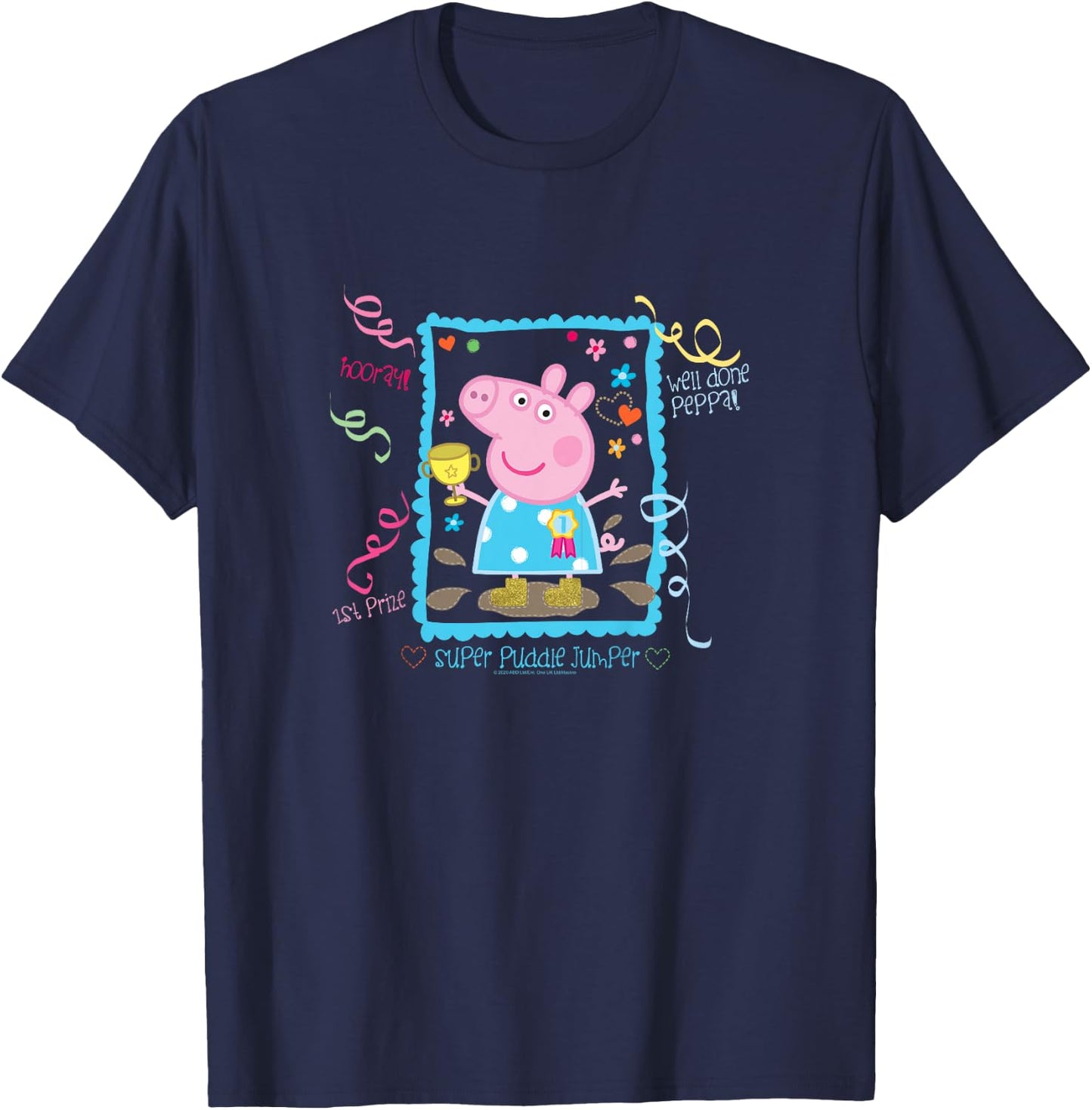 Peppa Pig George Pig Super Puddle Jumper T-Shirt - T-Shirt | Navy
