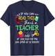If You Can Read This Thank A Teacher And Ef Youu Kan Rid Women T-Shirt - T-Shirt | Navy