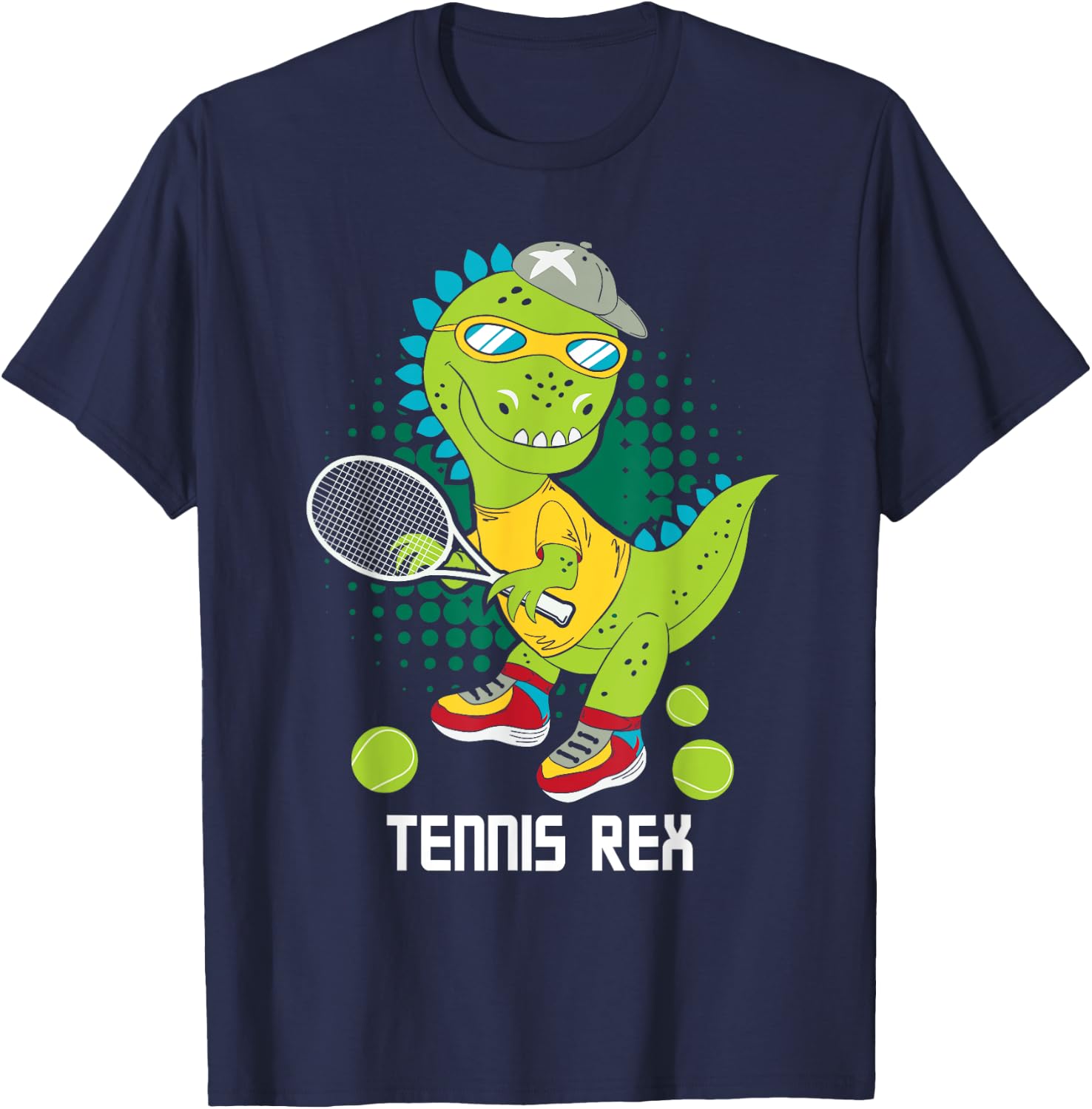 Tennis Rex - Sports Lover Tournament Player T-Shirt - T-Shirt | Navy