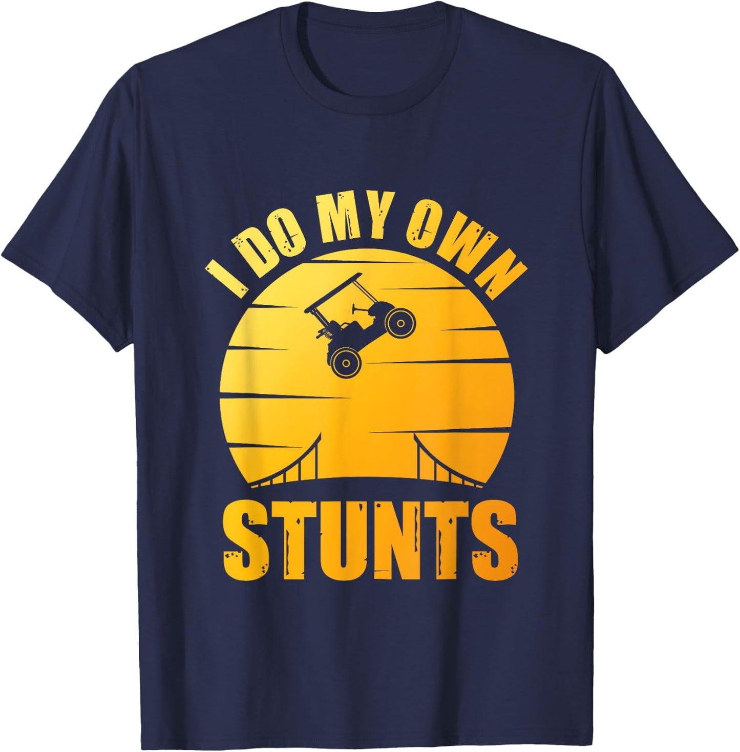 Best Golf Cart Art Women Kids Golf Cart Driver T-Shirt - T-Shirt | Navy