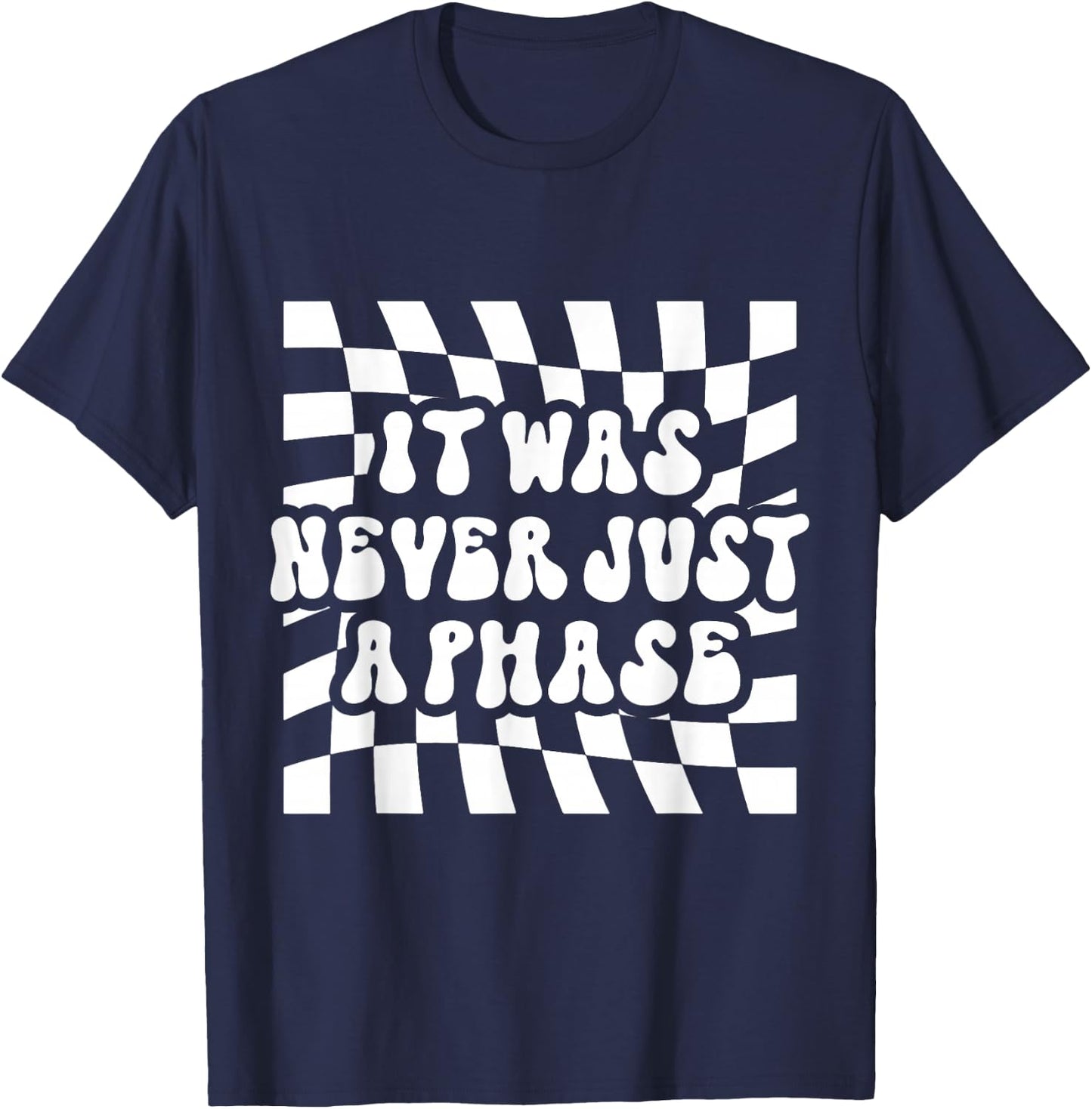 Emo Rock Just A Phase y2k 2000s Emo Ska Pop Punk Band Music T-Shirt - T-Shirt | Navy