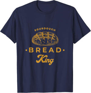 Sourdough Bread King Men T-Shirt - T-Shirt | Navy