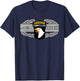 101st Airborne Patch - Combat Action Badge (CAB) T-Shirt - T-Shirt | Navy