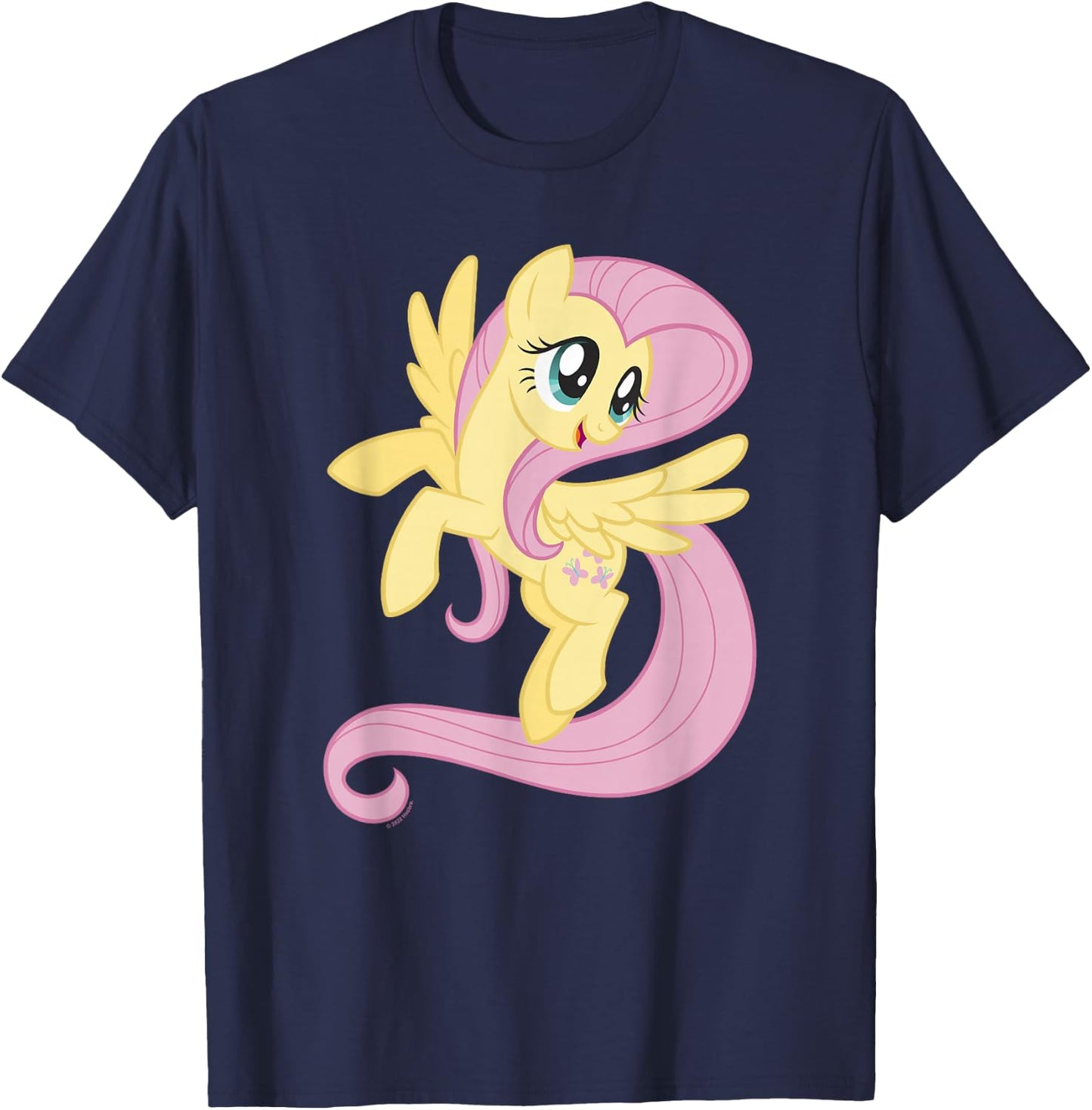 My Little Pony: Friendship is Magic Big Fluttershy Portrait T-Shirt - T-Shirt | Navy