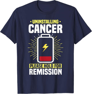 Warrior Chemotherapy Chemo Fighter T-Shirt - T-Shirt | Navy