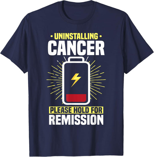 Warrior Chemotherapy Chemo Fighter T-Shirt - T-Shirt | Navy