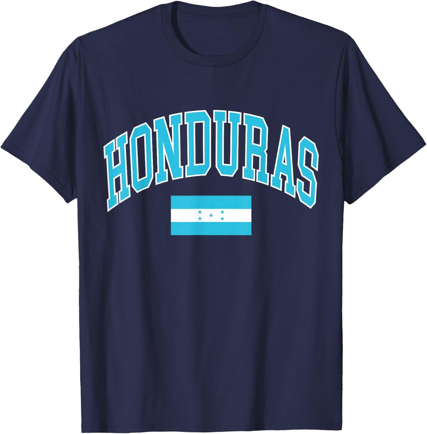 Honduras Flag T-Shirt - T-Shirt | Navy