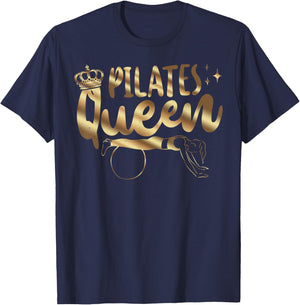 Pilates Instructor Teacher Queen Pilates Queen T-Shirt - T-Shirt | Navy