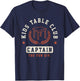 Funny Kids Table Captain Thanksgiving T-Shirt - T-Shirt | Navy