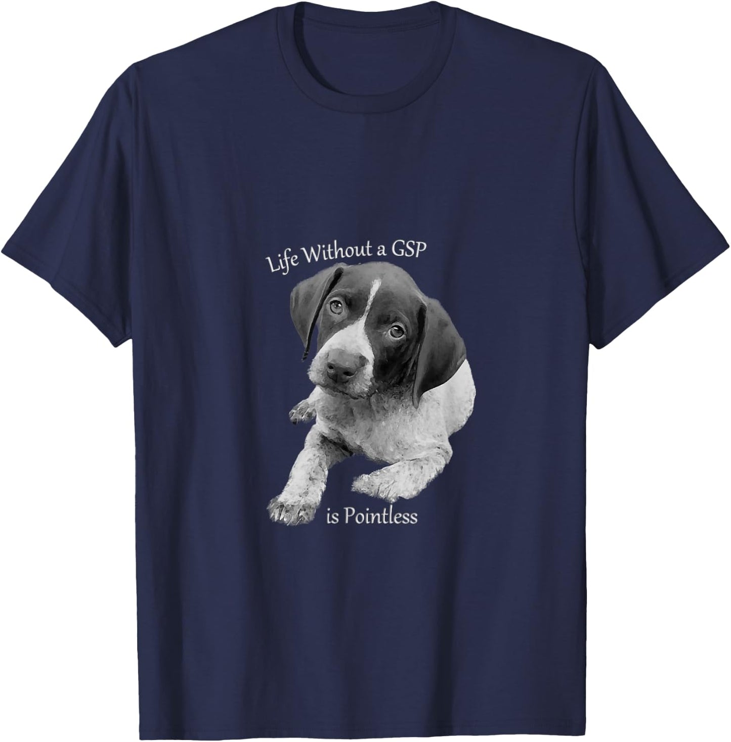 German Short Haired Pointer T-Shirt - T-Shirt | Navy