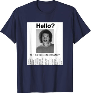Finding Missing Person T-Shirt - T-Shirt | Navy