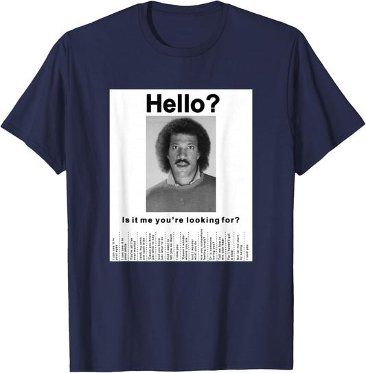 Finding Missing Person T-Shirt - T-Shirt | Navy
