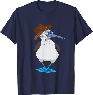 Western Blue Footed Booby Cowboy Blue Footed Booby Lover T-Shirt - T-Shirt | Navy