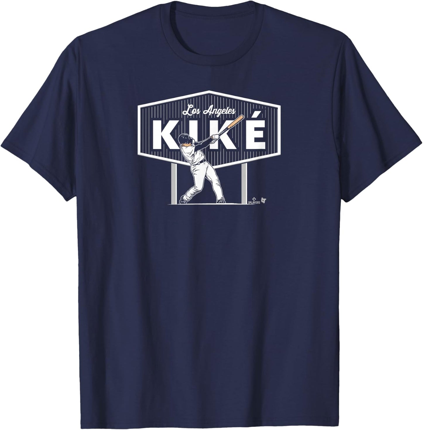 Kiké Hernandez - L.A. Kiké - Los Angeles Baseball T-Shirt - T-Shirt | Navy