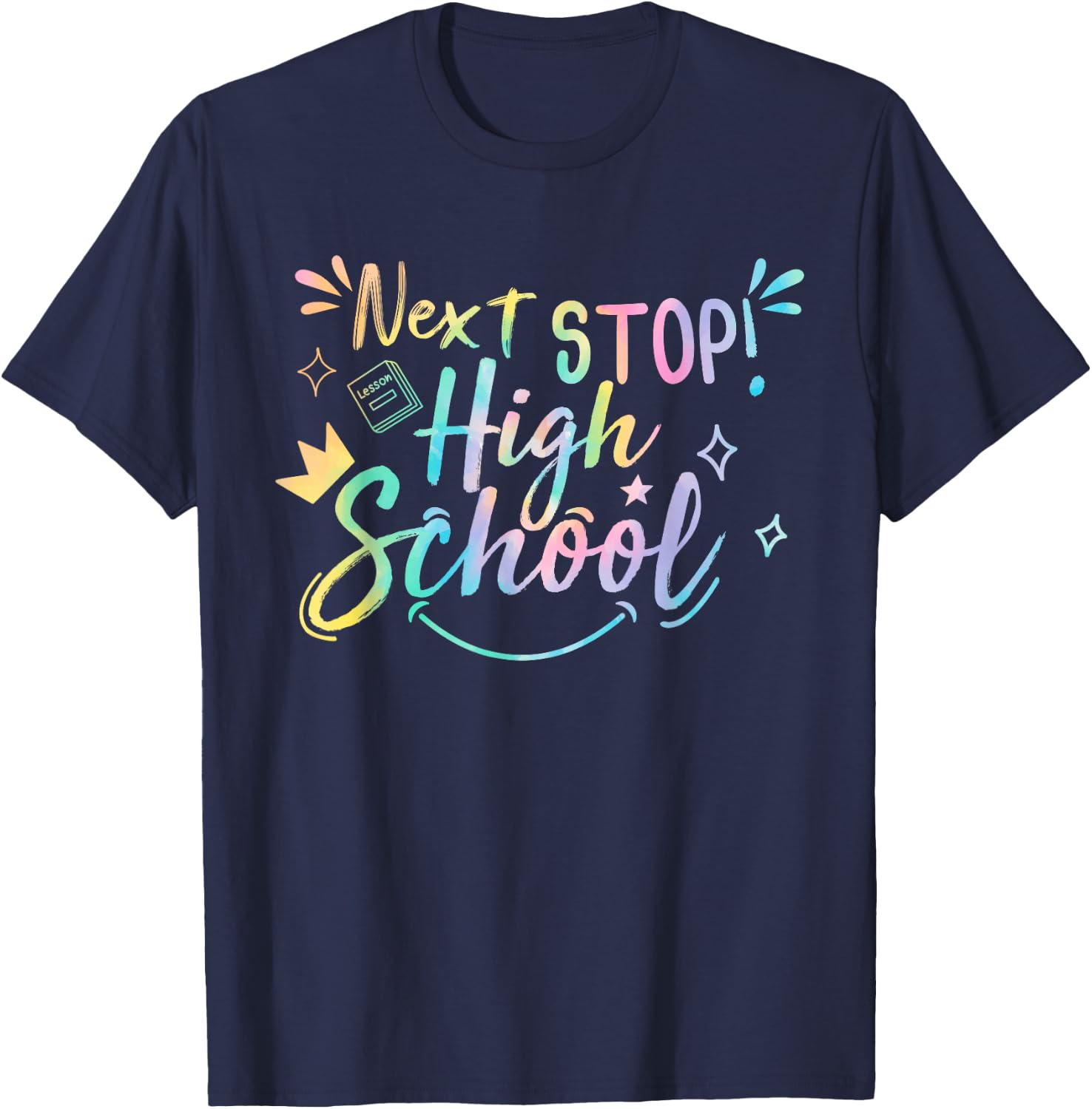 2023 Junior High School Funny Middle School Graduation T-Shirt - T-Shirt | Navy