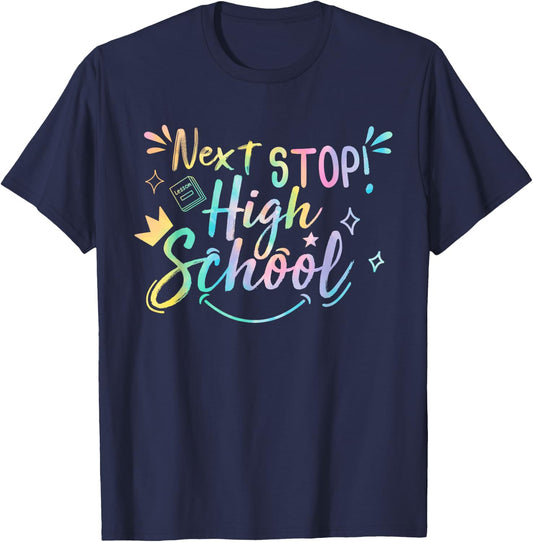 2023 Junior High School Funny Middle School Graduation T-Shirt - T-Shirt | Navy