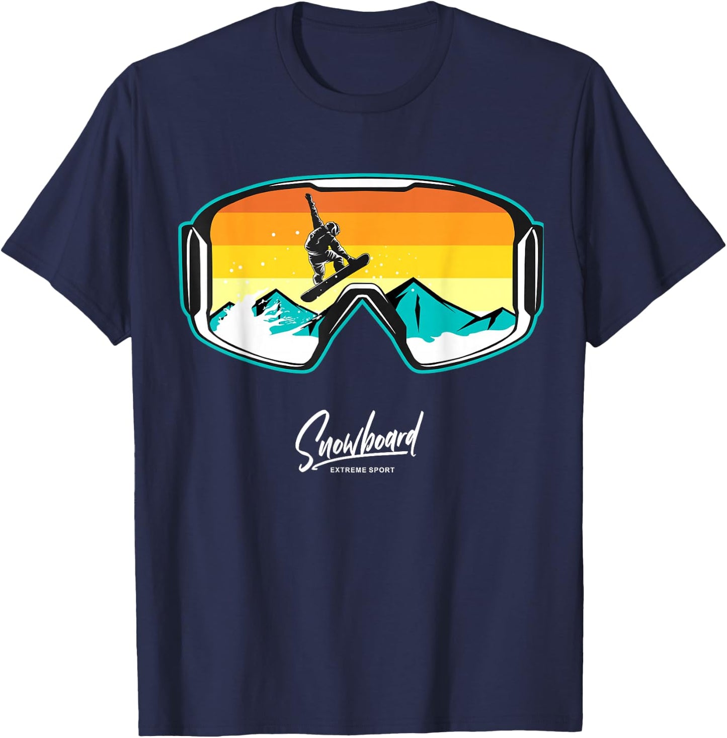 Snowboarder Snow Boarding Snowboarders T-Shirt - T-Shirt | Navy