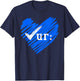 Check Your Colon Colorectal Cancer Awareness - -Adults, Black, Small, Short Sleeve, Classic Fit T-Shirt - T-Shirt | Navy