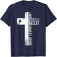 Ballet Dancer Dance Girl Ballerina Jesus Faith Christian T-Shirt - T-Shirt | Navy